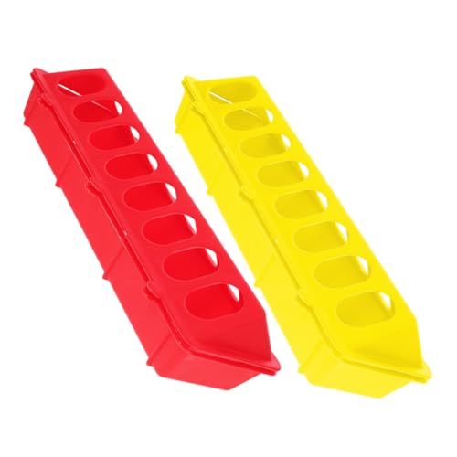 VANZACK 2 Stück Teiliges Kunststoff futtertrog Tauben und Hühner Auslaufsicherer Langlebiger Futterspender mit Klappbarem Deckel Leicht zu Reinigen für Geflügel Vogelkäfige VANZACK 2 Stück Teiliges Kunststoff futtertrog Tauben und Hühner Auslaufsicherer Langlebiger Futterspender mit Klappbarem Deckel Leicht zu Reinigen für Geflügel Vogelkäfige von VANZACK