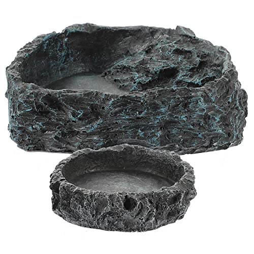VANZACK 2 Stück Tier Wasserschale Reptilien Aquarium Dekoration Schildkröten Sandstreu Schildkröten Wasserschale Wurmschale Schildkrötentank Schildkrötenkäfig Meerschweinchenkäfig VANZACK 2 Stück Tier Wasserschale Reptilien Aquarium Dekoration Schildkröten Sandstreu Schildkröten Wasserschale Wurmschale Schildkrötentank Schildkrötenkäfig Meerschweinchenkäfig von VANZACK