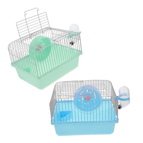 VANZACK 2 Stück Transportgehäuse Geräumige Kleine Tragetasche Für Den Außenbereich Haustiergriff Mit – Hamsterkäfig Tierübung Transport Von Haustieren Reise von VANZACK