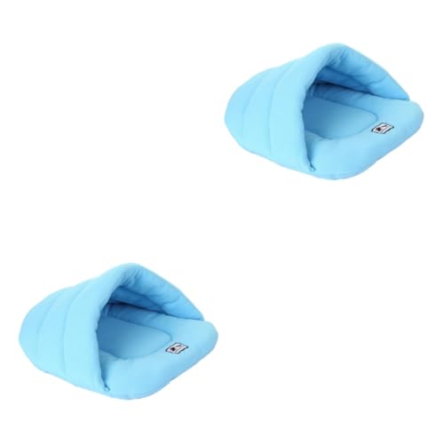 VANZACK 2 Stück Warmer Haustier Schlafsack Xs in Himmelblau Weiche Baumwollpolsterung Gemütliches Katzenhöhlenbett für Welpen und Kätzchen Waschbar Leichter Tragbarer Kuschelnest für Hunde VANZACK 2 Stück Warmer Haustier Schlafsack Xs in Himmelblau Weiche Baumwollpolsterung Gemütliches Katzenhöhlenbett für Welpen und Kätzchen Waschbar Leichter Tragbarer Kuschelnest für Hunde von VANZACK