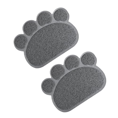 VANZACK 2 Stück rutschfeste Katzenmatte Müllmatte Haustier -Fütterungsmatte Katzentoilette Wassermatte Verdickt pet Supplies hundenapf unterlage PVC-Lebensmittelmatte Haustierbedarf Grey VANZACK 2 Stück rutschfeste Katzenmatte Müllmatte Haustier -Fütterungsmatte Katzentoilette Wassermatte Verdickt pet Supplies hundenapf unterlage PVC-Lebensmittelmatte Haustierbedarf Grey von VANZACK