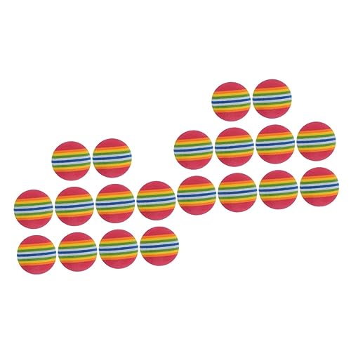 VANZACK Katzenball Klein 20 STK Interaktives Spielzeug Für Haustiere Kitten Spielzeug Regenbogenball Beißspielzeug Für Hunde -Spielzeug Spielzeuge Der Hund Regenbogenkugel Pet-Ball VANZACK Katzenball Klein 20 STK Interaktives Spielzeug Für Haustiere Kitten Spielzeug Regenbogenball Beißspielzeug Für Hunde -Spielzeug Spielzeuge Der Hund Regenbogenkugel Pet-Ball von VANZACK