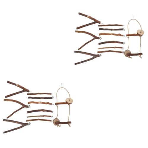 VANZACK 20 STK Papagei stehender Stock Vogelspielzeug naturholz Kauspielzeug Zweig des Papageienstandes Kauen Spielzeuge Spielset aus Holz Papageienständer Papageienstange Sport Pole Vögel VANZACK 20 STK Papagei stehender Stock Vogelspielzeug naturholz Kauspielzeug Zweig des Papageienstandes Kauen Spielzeuge Spielset aus Holz Papageienständer Papageienstange Sport Pole Vögel von VANZACK