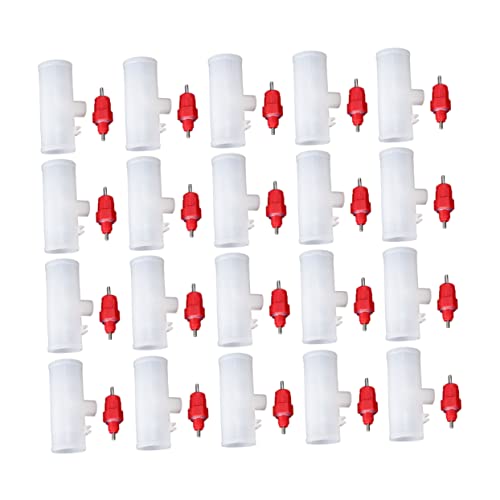 VANZACK 20 Stück Hühnerwasserer geflügel tränke Easy putz Automatic Water Dispenser Trinkwasser für Geflügelzucht Geflügeltränke Trinken Hühnerwasserbecher coop Hühnerzubehör Wasserfontäne VANZACK 20 Stück Hühnerwasserer geflügel tränke Easy putz Automatic Water Dispenser Trinkwasser für Geflügelzucht Geflügeltränke Trinken Hühnerwasserbecher coop Hühnerzubehör Wasserfontäne von VANZACK