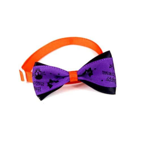 VANZACK 20 Stück Teiliges Halloween Haustier Fliegen Bunte Hundekrawatten Verstellbare Bowknot für Hunde und Katzen Tierdekoration für Party und Spaziergang von VANZACK