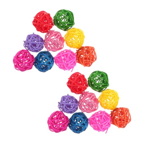 VANZACK Rattan-Spielzeug – 20 Stück Tierspielzeug Zum Kauen Beißspielzeug Für Haustiere Kauspielzeug Für Kleintiere Hasen-Rattan Hamsterspielzeug VANZACK Rattan-Spielzeug – 20 Stück Tierspielzeug Zum Kauen Beißspielzeug Für Haustiere Kauspielzeug Für Kleintiere Hasen-Rattan Hamsterspielzeug von VANZACK