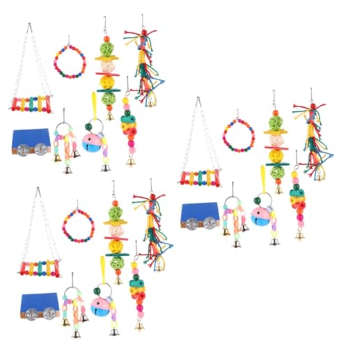 VANZACK 24-teiliges Papageien-schaukel-kauspielzeug-Set Für Haustierkäfige Spielzeug Für Sittiche Conures Und Vögel VANZACK 24-teiliges Papageien-schaukel-kauspielzeug-Set Für Haustierkäfige Spielzeug Für Sittiche Conures Und Vögel von VANZACK