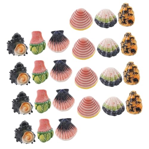 VANZACK 24 Stück Teiliges Mini-Resin-Muschel- Tropische Aquarien-Dekoration Kleine Fischaquarium-Accessoires Langlebige Meerestierfiguren für Fischbecken und Aquarium-Dekor VANZACK 24 Stück Teiliges Mini-Resin-Muschel- Tropische Aquarien-Dekoration Kleine Fischaquarium-Accessoires Langlebige Meerestierfiguren für Fischbecken und Aquarium-Dekor von VANZACK