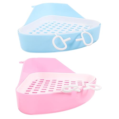 VANZACK 2Er-Box Haustiertoilette Hamster klo kaninchentoilette Katzenklo pet Supplies litterbox Töpfchen -Trainer Hase drinnen abnehmbares Töpfchen Katzentrainingstoilette Plastik VANZACK 2Er-Box Haustiertoilette Hamster klo kaninchentoilette Katzenklo pet Supplies litterbox Töpfchen -Trainer Hase drinnen abnehmbares Töpfchen Katzentrainingstoilette Plastik von VANZACK