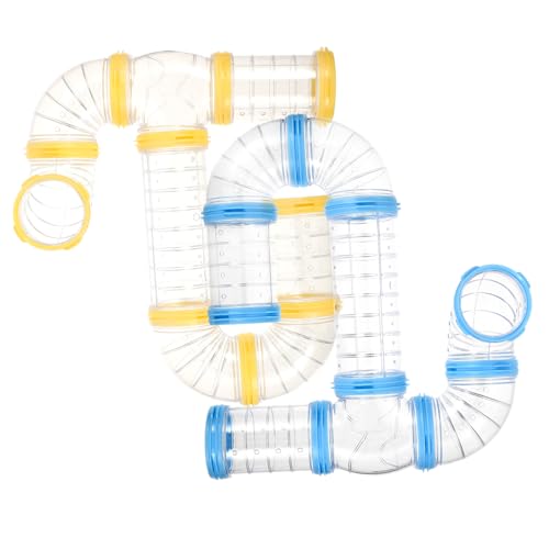 VANZACK 2Sätze DIY Hamster Tunnel Röhrenverbindungen für Hamsterkäfige Langlebig Vielseitig Fördert Räumliches für Kleintiere VANZACK 2Sätze DIY Hamster Tunnel Röhrenverbindungen für Hamsterkäfige Langlebig Vielseitig Fördert Räumliches für Kleintiere von VANZACK