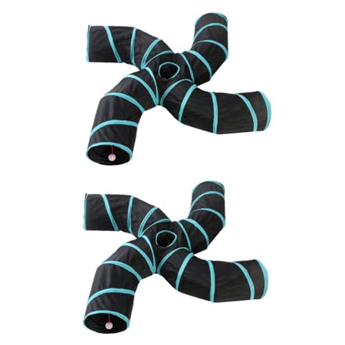 VANZACK 2 Stücke Pet Tube Spielzeug Katze Tunnel Set Für Spielen Entspannung Faltbare Platzsparende von VANZACK