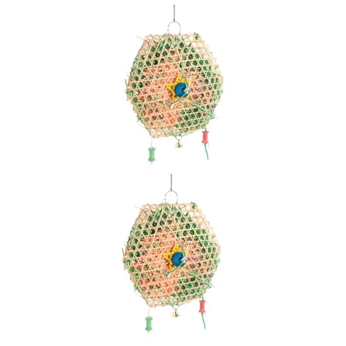 VANZACK 2 Stücke Spielzeug Für Sittich Vogel Käfig Decor Woven Vogel Spielzeug Physikalische Für Ihr Haustier Vögel VANZACK 2 Stücke Spielzeug Für Sittich Vogel Käfig Decor Woven Vogel Spielzeug Physikalische Für Ihr Haustier Vögel von VANZACK