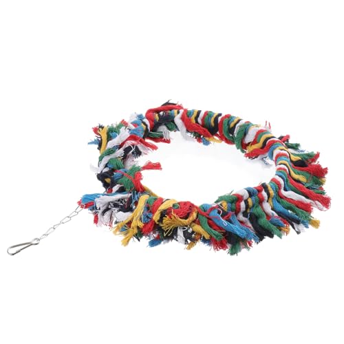 VANZACK 2 Stücke Vogel Käfig Spielzeug Papagei Hängenden Schaukel Kuscheln Papagei Pflege Seile Vogel Spielzeug VANZACK 2 Stücke Vogel Käfig Spielzeug Papagei Hängenden Schaukel Kuscheln Papagei Pflege Seile Vogel Spielzeug von VANZACK