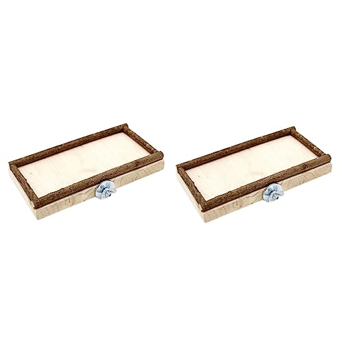 VANZACK 2stücke Parrot Board Toy Holz-sprungbrett Für Vögel Futterbox Für Papageien Fördert Bewegung Und Koordination Für Zuhause Büro Und Tierhandlungen VANZACK 2stücke Parrot Board Toy Holz-sprungbrett Für Vögel Futterbox Für Papageien Fördert Bewegung Und Koordination Für Zuhause Büro Und Tierhandlungen von VANZACK
