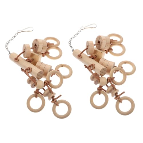 VANZACK 2st Knabbernde Spieße Papagei Holzspielzeug Haustiersachen Schaukel Aus Papageienholz Ara-käfig Kaublöcke Für Vögel Spielset Aus Holz Sittich Haustier Vogel Hängend Hölzern VANZACK 2st Knabbernde Spieße Papagei Holzspielzeug Haustiersachen Schaukel Aus Papageienholz Ara-käfig Kaublöcke Für Vögel Spielset Aus Holz Sittich Haustier Vogel Hängend Hölzern von VANZACK