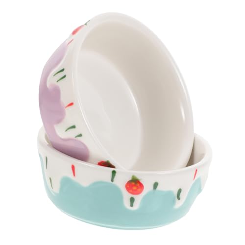 VANZACK 2stücke Keramische Futter Und Wasserschalen Für Kleine Haustiere Antispill Hamster Und Meerschweinchen-napf Für Dwarf Hamster Ratten Und Andere Kleintiere Blau Und VANZACK 2stücke Keramische Futter Und Wasserschalen Für Kleine Haustiere Antispill Hamster Und Meerschweinchen-napf Für Dwarf Hamster Ratten Und Andere Kleintiere Blau Und von VANZACK