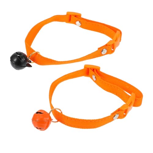VANZACK 2Stücke Halloween Haustierhalsband Mit Kürbis Und Geisterdesign Einstellbar Und Bequem Für Katzen Glocken Für Besondere Anlässe VANZACK 2Stücke Halloween Haustierhalsband Mit Kürbis Und Geisterdesign Einstellbar Und Bequem Für Katzen Glocken Für Besondere Anlässe von VANZACK