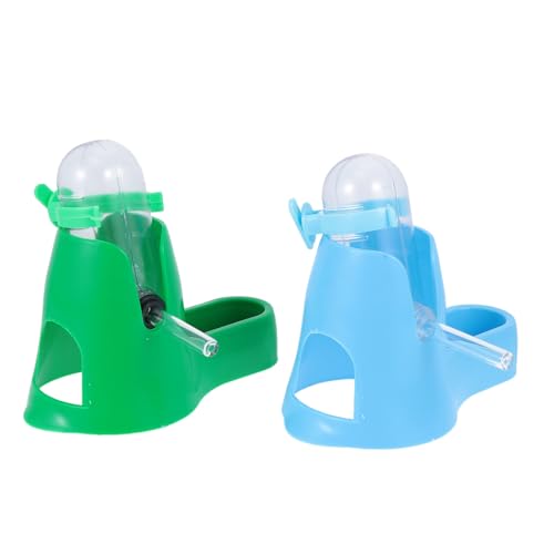 VANZACK 2 Stück Sky-hellgrüne Hamster-wasserflasche 60 Ml Fassungsvermögen Automatischer Futterspender Für Haustiere von VANZACK