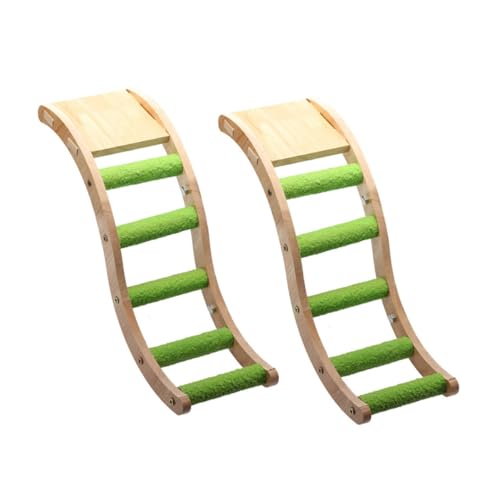 VANZACK 2Stücke Holzleiter für Wellensittiche und Nymphensittiche Kletterspielzeug für Papageienkäfig Zubehör Sicheres und Langlebiges Vogelspielzeug VANZACK 2Stücke Holzleiter für Wellensittiche und Nymphensittiche Kletterspielzeug für Papageienkäfig Zubehör Sicheres und Langlebiges Vogelspielzeug von VANZACK