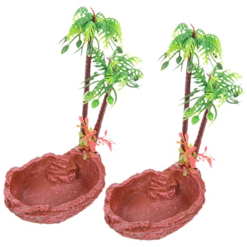 VANZACK 2pcs Lebendige Reptiliengerichte Dekorative Reptilienschalen Harzwassergerichte Snack Versorgung VANZACK 2pcs Lebendige Reptiliengerichte Dekorative Reptilienschalen Harzwassergerichte Snack Versorgung von VANZACK