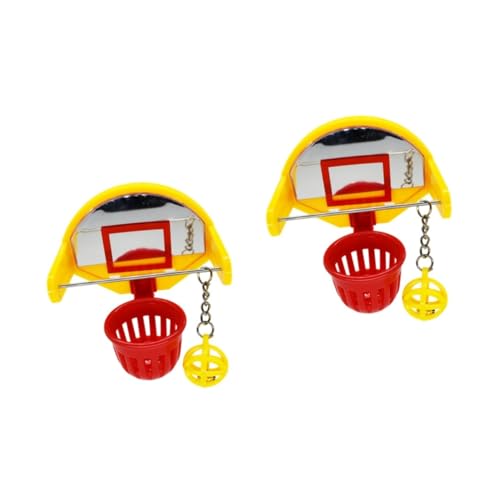 VANZACK 2-teiliges Papageien-spielzeugset Mit Basketball Und Spiegel Lustiges Intellektuelles Spielzeug Für Vögel Robuster Kunststoff Ideal Für Nymphensittiche VANZACK 2-teiliges Papageien-spielzeugset Mit Basketball Und Spiegel Lustiges Intellektuelles Spielzeug Für Vögel Robuster Kunststoff Ideal Für Nymphensittiche von VANZACK