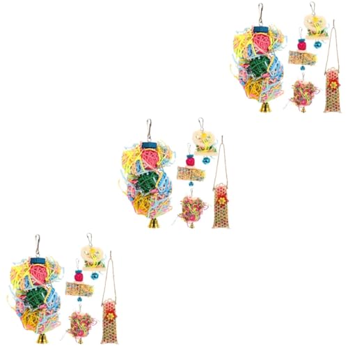 VANZACK 3 Sätze Papagei Kauspielzeug Vögel Spielzeug Vogel Für Sittiche Vogel Backenzahn Kleines Vogelspielzeug Spielset Aus Holz Vogelspielzeug Für Den Käfig Kegelschwanz Luffa Papier VANZACK 3 Sätze Papagei Kauspielzeug Vögel Spielzeug Vogel Für Sittiche Vogel Backenzahn Kleines Vogelspielzeug Spielset Aus Holz Vogelspielzeug Für Den Käfig Kegelschwanz Luffa Papier von VANZACK
