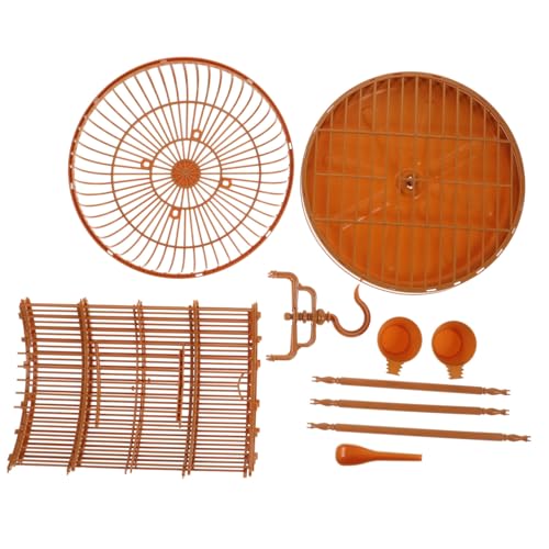 VANZACK 3 Sets Luxus Runde Vogelkäfig Pole Tablett Für Papageien Sittiche Große Platz Für Vögel VANZACK 3 Sets Luxus Runde Vogelkäfig Pole Tablett Für Papageien Sittiche Große Platz Für Vögel von VANZACK