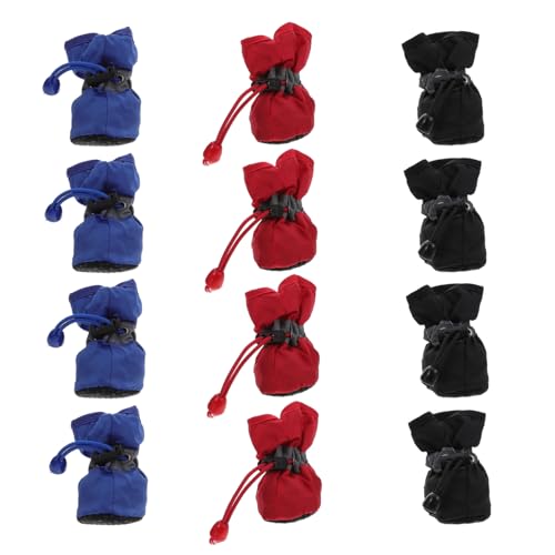 VANZACK Outdoor-hundeschuhe – 3er-Pack Regenstiefel Für Haustiere – Regenfest Und Bequem Für Regen von VANZACK