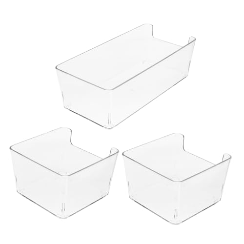 VANZACK 3 Stück Hamster Badewanne Wasser Container-Hamster Hamsterbadehaus Hamsterzubehör Für Käfige Sandbad Für Hamster Groß Klein Haustier Käfig Toilette Badewanne Acryl Transparent von VANZACK