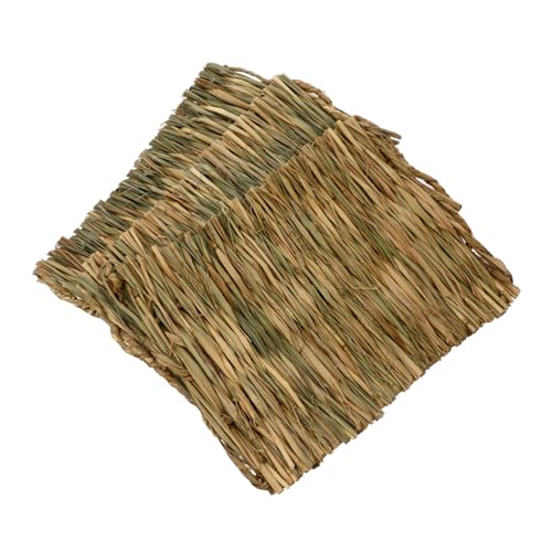 VANZACK 3stücke Kaninchen Grasmatte Einstreu-grasmatte Für Meerschweinchen Hamster Eichhörnchen Zum Kauen Und Spielen Für Kleine Haustiere von VANZACK