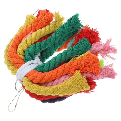 VANZACK 3stücke Bunte Baumwollseil-kauspielzeuge Für Vögel Sichere Und Langlebige Bissspielzeuge Für Papageien Und Wellensittiche Fördert Gesunde Zähne Und Beweglichkeit Für Käfige VANZACK 3stücke Bunte Baumwollseil-kauspielzeuge Für Vögel Sichere Und Langlebige Bissspielzeuge Für Papageien Und Wellensittiche Fördert Gesunde Zähne Und Beweglichkeit Für Käfige von VANZACK