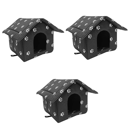 VANZACK 3 Stücke Isolierte Katze Nest Außen Komfortable Pet Shelter Für Regendicht Wärme VANZACK 3 Stücke Isolierte Katze Nest Außen Komfortable Pet Shelter Für Regendicht Wärme von VANZACK