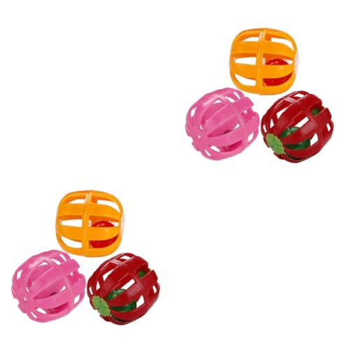 VANZACK 30stücke Teiliges Katzenspielzeug Bunte Kürbisförmige Bälle Mit Glocken Für Katzen Teaser-Ball Für Aktives Spielen Und Mentale Stimulation Zufällige Farben Für VANZACK 30stücke Teiliges Katzenspielzeug Bunte Kürbisförmige Bälle Mit Glocken Für Katzen Teaser-Ball Für Aktives Spielen Und Mentale Stimulation Zufällige Farben Für von VANZACK