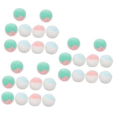 VANZACK 30stücke Katzenball Spielzeug Plüsch Bälle Zufälligen Farben Für Interaktive Spielstunden Neugierde Ihres VANZACK 30stücke Katzenball Spielzeug Plüsch Bälle Zufälligen Farben Für Interaktive Spielstunden Neugierde Ihres von VANZACK