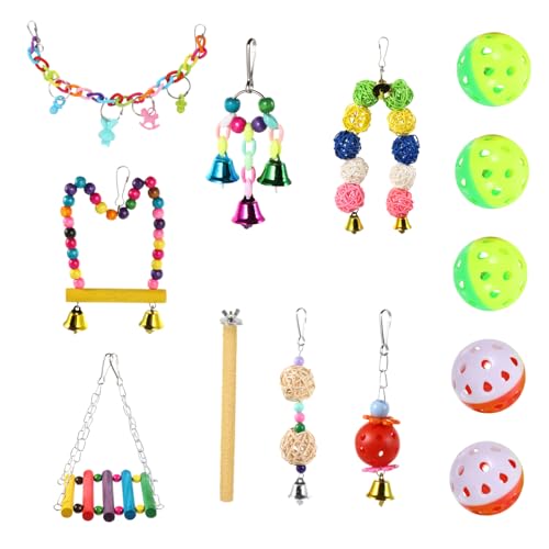 VANZACK 3 Sets Vogelschaukel Spielzeug Papageienkäfig Heimtierbedarf Holz Kauspielzeug Für Nymphensittiche Spielzeug Vögel 13 Stück * 3 VANZACK 3 Sets Vogelschaukel Spielzeug Papageienkäfig Heimtierbedarf Holz Kauspielzeug Für Nymphensittiche Spielzeug Vögel 13 Stück * 3 von VANZACK