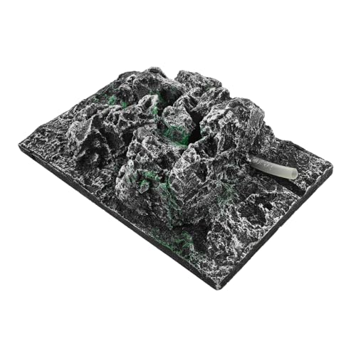 VANZACK 3D Hintergrundbrett Für Aquarien Reptilien Leoparden Heizkissen Für Reptilienbecken Bartagamen Hintergrund Alligator Hintergrund Felsen Für Aquarien Reptilien Heizkissen von VANZACK