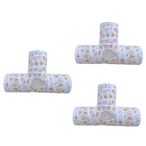 VANZACK 3 Stücke Spielen Tunnel Für Indoor Katzen Katze Tunnel Spielzeug Cartoon Muster Pet Liefern Bindung Spaß von VANZACK