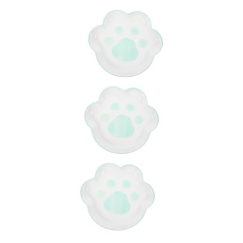 VANZACK 3St Katzenklauenschale aus Keramik Futternapf Behälter zusammenstellen pet Water Bowl pet Food Container Katzennapf Katzennäpfe Haustierzubehör Futterautomat für Haustiere Kätzchen von VANZACK