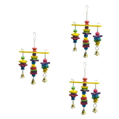 VANZACK 3 Stücke Vogel Hommock Papagei Spielzeug Balance Rack Kreative Kauen Spielzeug Sicher Für Nymphensittiche Und Papageien VANZACK 3 Stücke Vogel Hommock Papagei Spielzeug Balance Rack Kreative Kauen Spielzeug Sicher Für Nymphensittiche Und Papageien von VANZACK