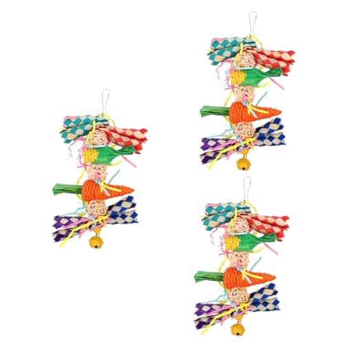 VANZACK 3 Stücke Vogel Spielzeug Für Haustiere Papagei Molar String Vogel Käfig Zubehör Sittich Spielzeug Für Reinigung Zähne VANZACK 3 Stücke Vogel Spielzeug Für Haustiere Papagei Molar String Vogel Käfig Zubehör Sittich Spielzeug Für Reinigung Zähne von VANZACK