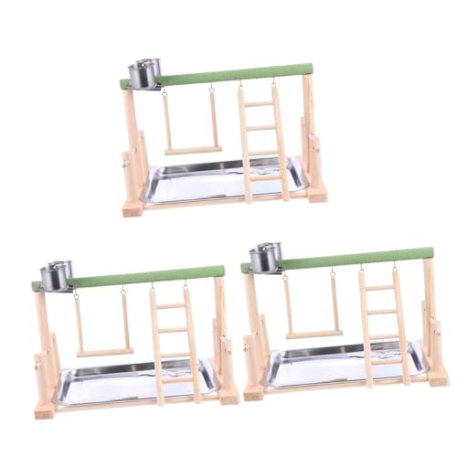 VANZACK 3St Papageienständer Spielzeug vogelgitter Vogelständer Sittichspielplatz Vogel-Aktivitätszentrum Spielset aus Holz Vogelspielzeug Papageien-Hängespielzeug Leiter Papagei Spielzeug VANZACK 3St Papageienständer Spielzeug vogelgitter Vogelständer Sittichspielplatz Vogel-Aktivitätszentrum Spielset aus Holz Vogelspielzeug Papageien-Hängespielzeug Leiter Papagei Spielzeug von VANZACK