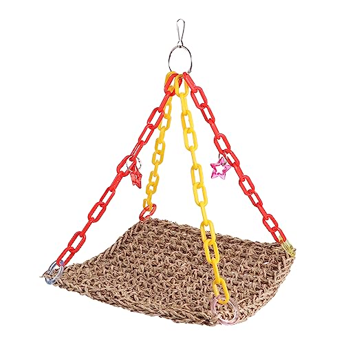 VANZACK 3 Stücke Papagei Kauen Spielzeug Stroh Weben Schaukel Vogel Käfig Spielzeug Für Nymphensittich Haustier Papagei VANZACK 3 Stücke Papagei Kauen Spielzeug Stroh Weben Schaukel Vogel Käfig Spielzeug Für Nymphensittich Haustier Papagei von VANZACK