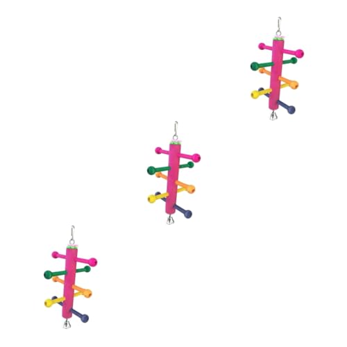 VANZACK 3stücke Kletterleiter Spielzeug Für Vögel Rotierendes Käfigzubehör Kaumaterial Für Papageien Und Wellensittiche Bunte Farben Fördert Bewegung Und Geschicklichkeit VANZACK 3stücke Kletterleiter Spielzeug Für Vögel Rotierendes Käfigzubehör Kaumaterial Für Papageien Und Wellensittiche Bunte Farben Fördert Bewegung Und Geschicklichkeit von VANZACK