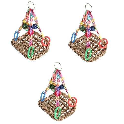VANZACK 3 Stücke Vogelkäfig Schaukel Vogel Schaukel Spielzeug Vogel Sitzstangen Vogelkäfig Spielzeug Für Papageien VANZACK 3 Stücke Vogelkäfig Schaukel Vogel Schaukel Spielzeug Vogel Sitzstangen Vogelkäfig Spielzeug Für Papageien von VANZACK