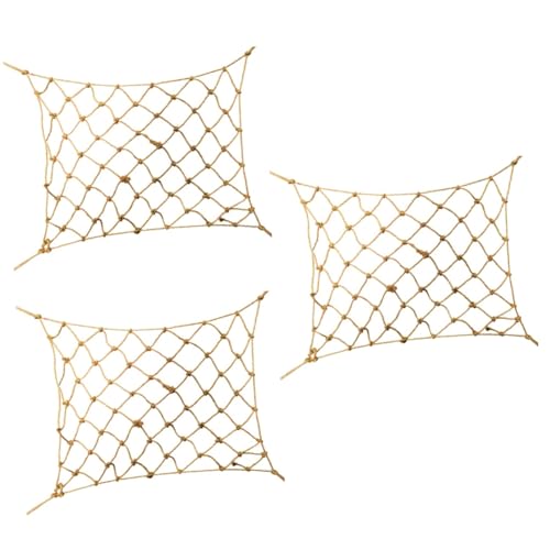 VANZACK 3-teiliges Kletternetz-schaukelspielzeug Für Papageien Und Vögel Vogelspielzeug Papageien-kletternetz Unterhaltsame Übung Für Haustiere 30 X 20 cm von VANZACK