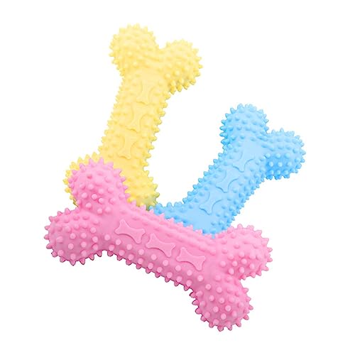 VANZACK 3Stücke Kreative Knochenform Hundespielzeug Kau Spielzeuge Für Welpen Zahnpflege Und Langeweile Haustier Molarspielzeug VANZACK 3Stücke Kreative Knochenform Hundespielzeug Kau Spielzeuge Für Welpen Zahnpflege Und Langeweile Haustier Molarspielzeug von VANZACK