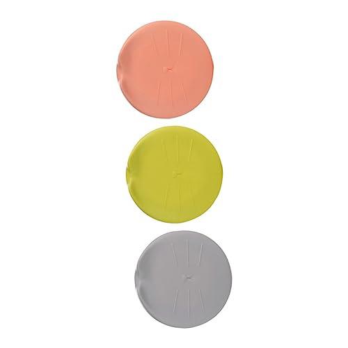 VANZACK 3er Set Dosenverschlüsse Für Tiernahrung Flexible Auslaufsichere Deckel Für Katzen Und Hundefutterdosen Pink Ideal Zum Frischhalten Von Futter von VANZACK