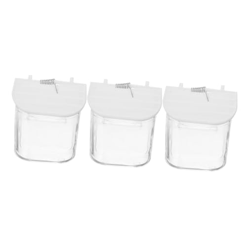 VANZACK 3stücke Vogel-futterspender Für Käfige Transparente Futter Und Wasserschalen Mit Spritzgeschütztem Design Einfache Montage Und Langlebige Konstruktion Für Gesunde Vögel VANZACK 3stücke Vogel-futterspender Für Käfige Transparente Futter Und Wasserschalen Mit Spritzgeschütztem Design Einfache Montage Und Langlebige Konstruktion Für Gesunde Vögel von VANZACK