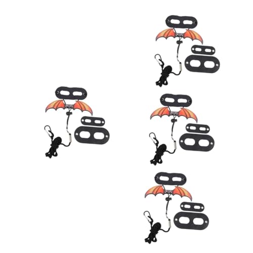 VANZACK 4 Sets Modische Bearded Dragon Leine Outdoor Gecko Leine Reptil Liefert von VANZACK