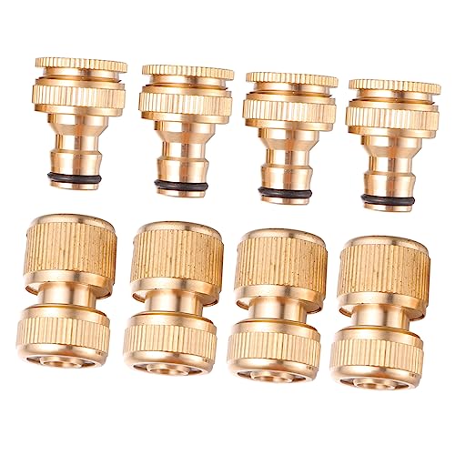 VANZACK 4 Satz Adapter Messing Hochwertige Anschlussstücke für Garten und Rasenbewässerung Kompatibel mit Schläuchen Spritzdüsen VANZACK 4 Satz Adapter Messing Hochwertige Anschlussstücke für Garten und Rasenbewässerung Kompatibel mit Schläuchen Spritzdüsen von VANZACK